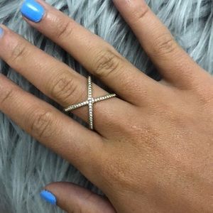 Gold Michael Kors Criss Cross Ring